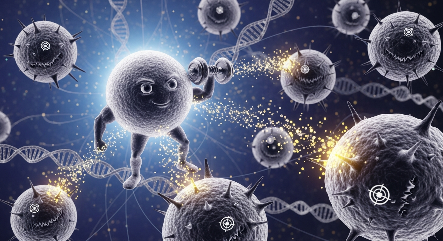 Immunotherapy trains the body to fight cancer.