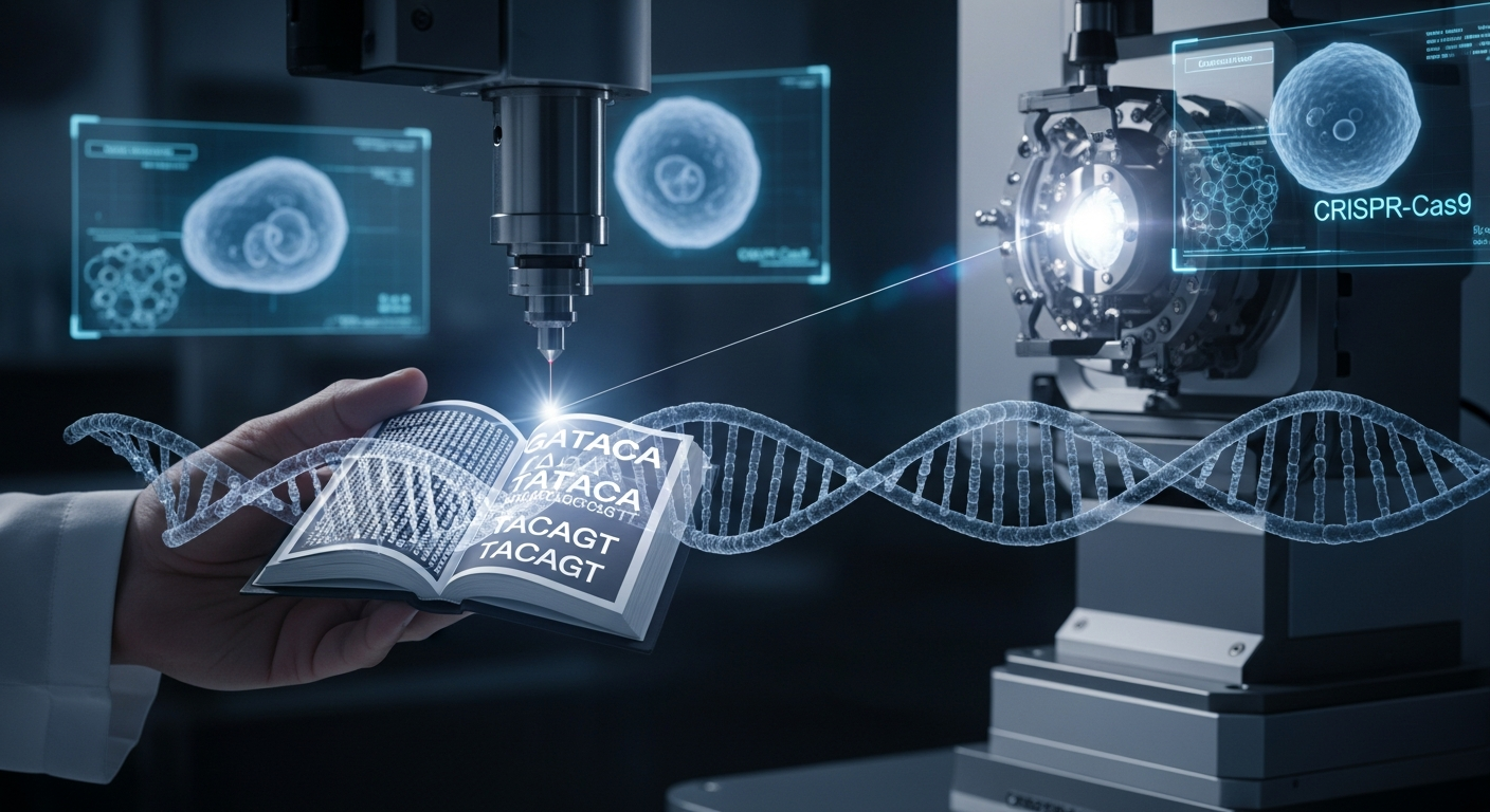 CRISPR lets scientists edit DNA with precision.