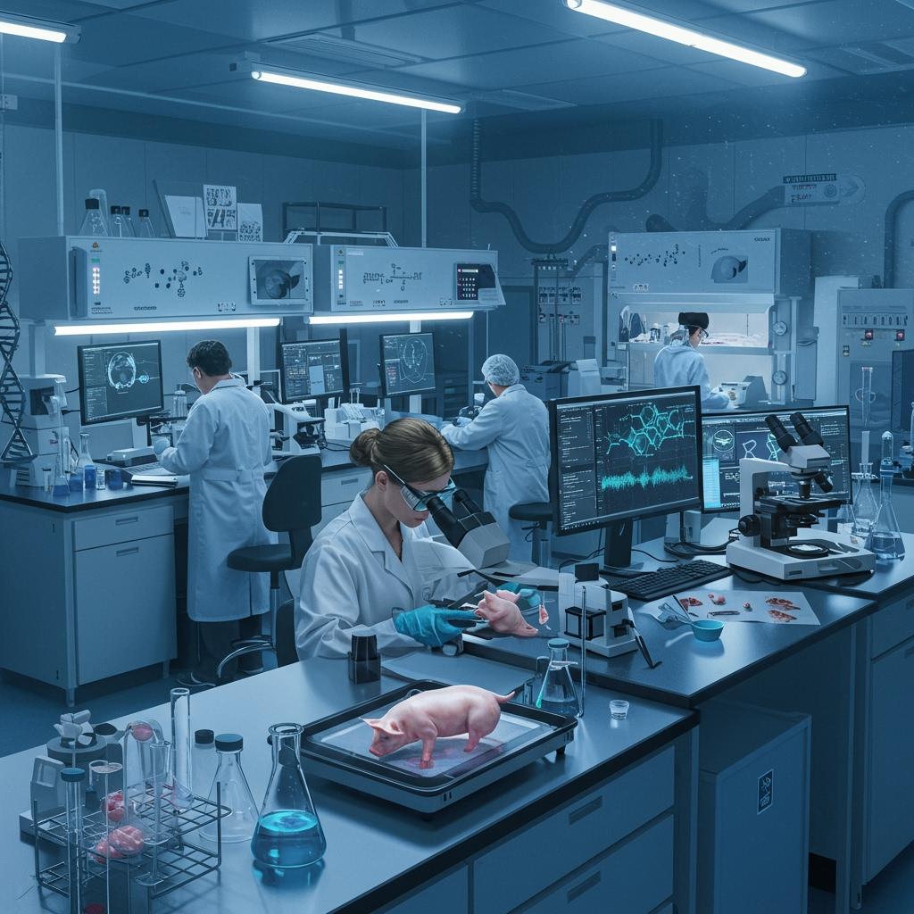 Scientists use gene-editing tools to modify pig embryos, opening doors to growing human-compatible organs inside pigs.
