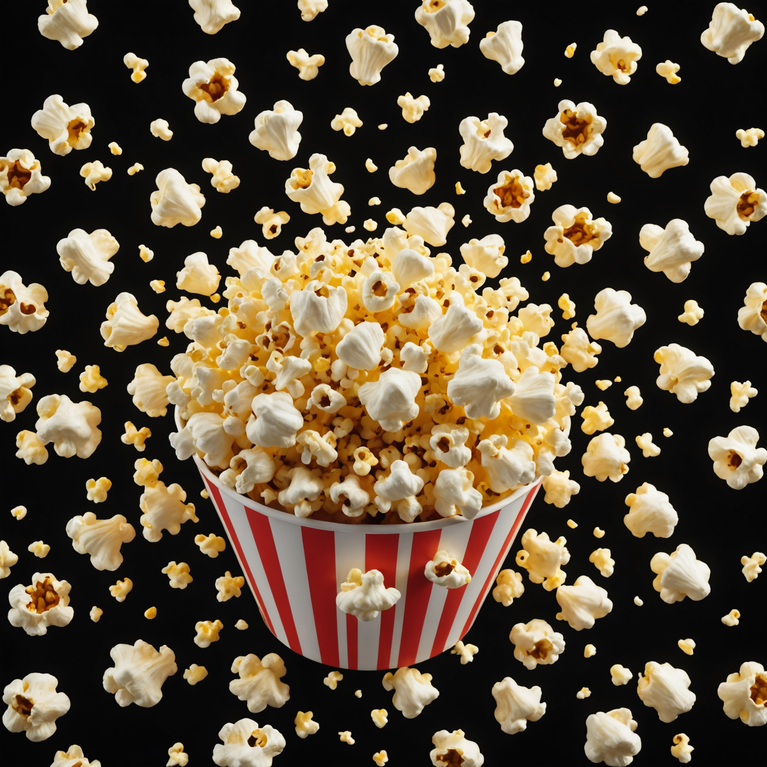 A popcorn kernel exploding in slow motion, revealing the physics behind its famous pop.