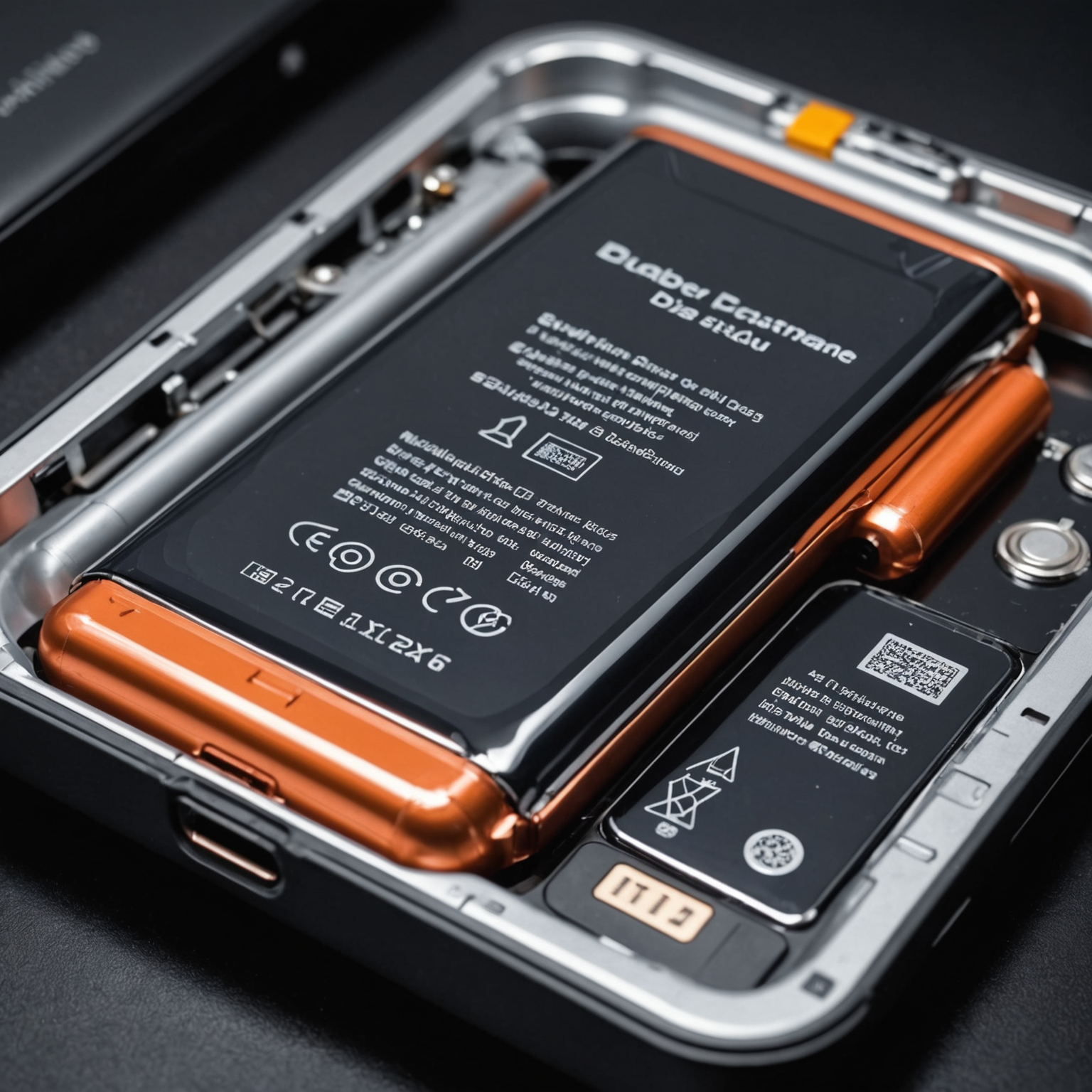 A swollen phone battery bulges due to internal gas buildup from chemical reactions inside the battery.
